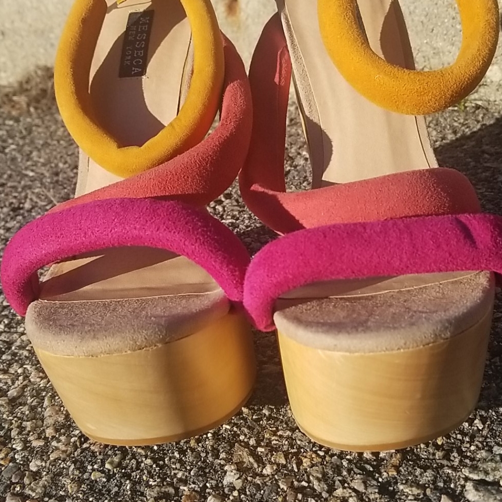 Messeca New York Color Block Platform Heels - image 7